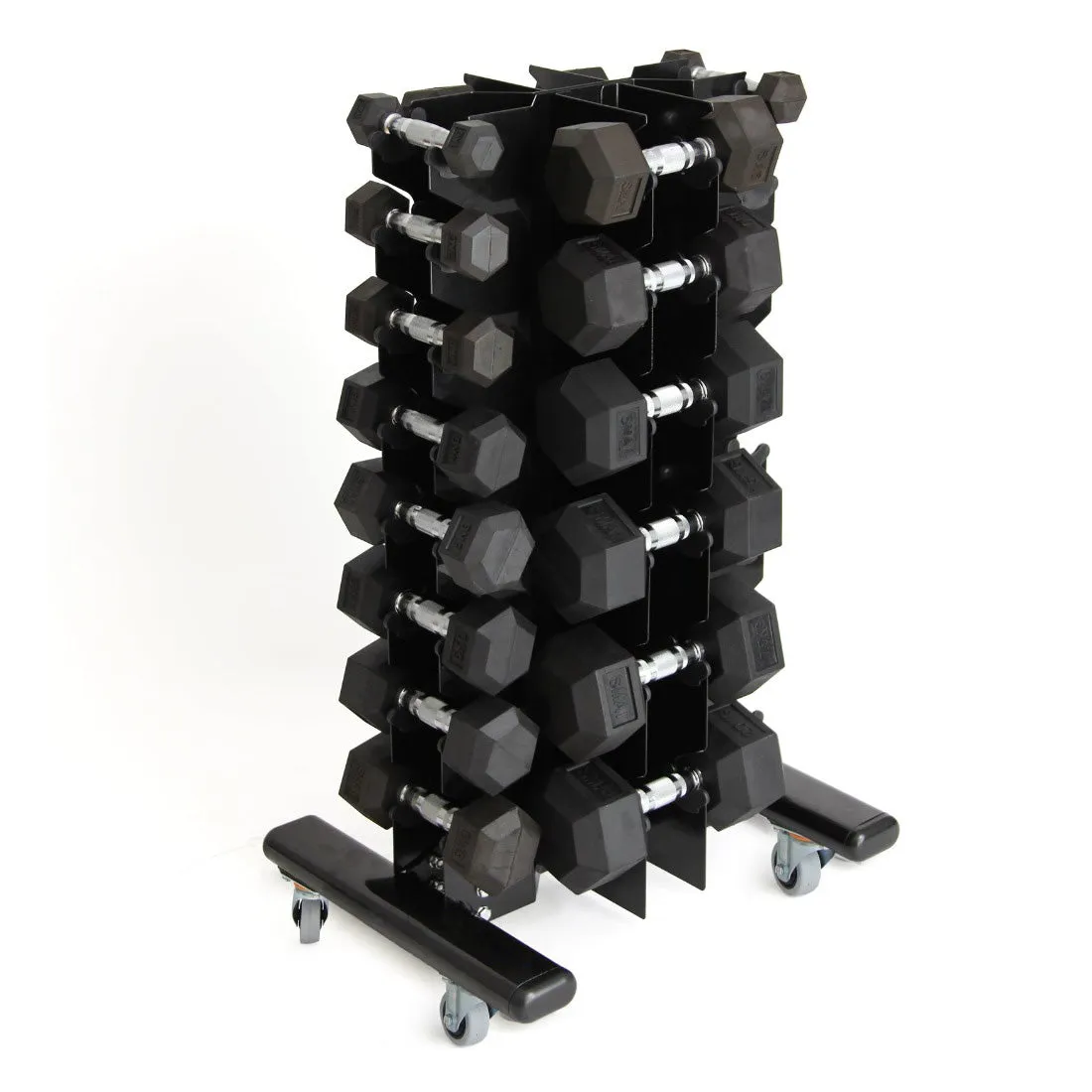 Dumbbell Rack with Wheels