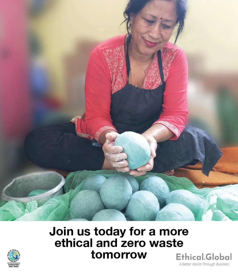 Eco Wool Dryer Balls Fair-Trade