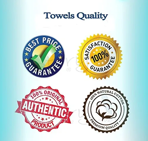 Ein Sof 100% Organic Cotton Large Bath Towels (75 cm x 150 cm) Super Absorbent || Ribbed Design || Zero Twist Luxurious Bath Towel (525 GSM , Green)
