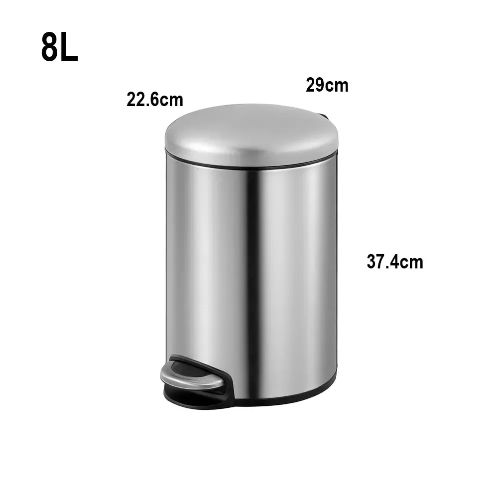EKO Dustbin | Maggey | EK9213 | Trash Bin | Waste Bin | Stainless Steel | Soft Closing | Pedal Bin