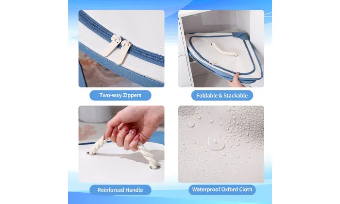 Foldable Clothes Storage Bins with Lid