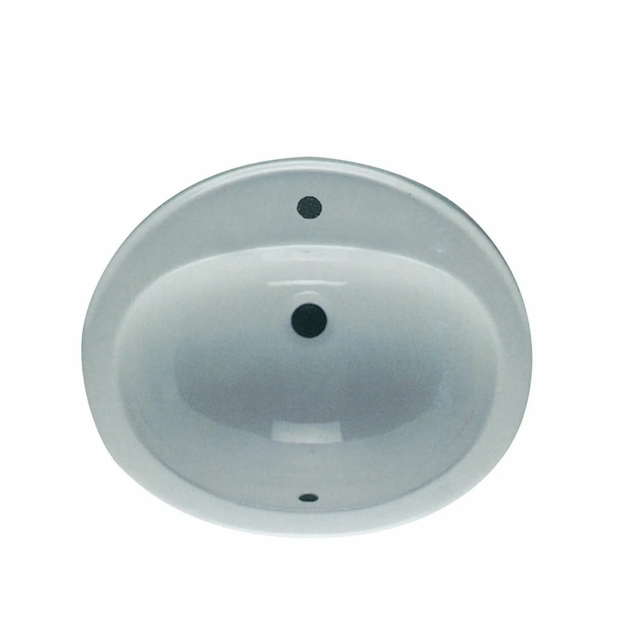 Frontline White Jessica 530mm Over-the-Counter Basin - 1 Tap Hole