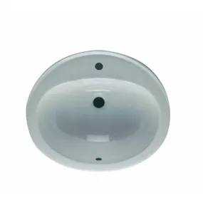 Frontline White Jessica 530mm Over-the-Counter Basin - 1 Tap Hole