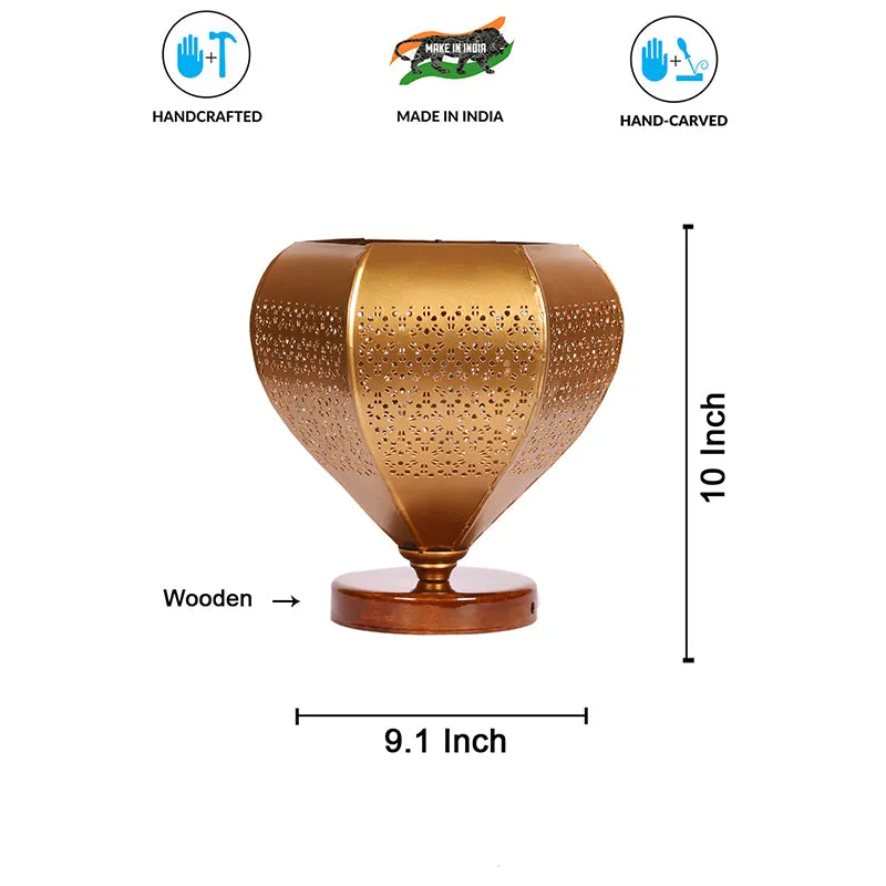 Gitana Glory Table Lamp With Brown Base