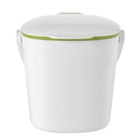 Good Grips White Compost Bin with Smooth Green Interior