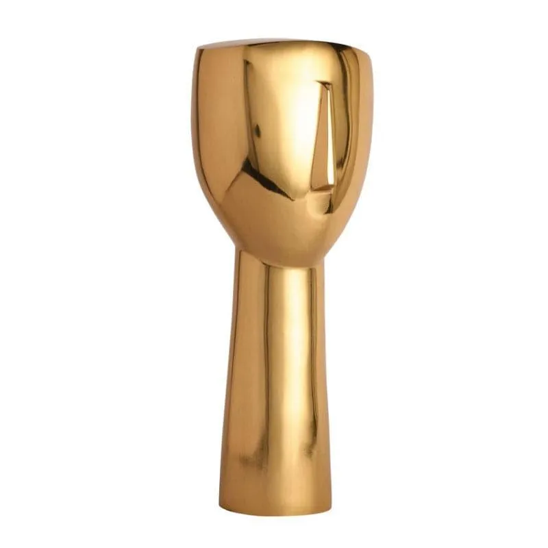Half Face Showpiece - Gold