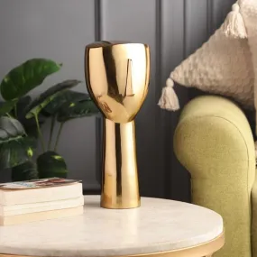 Half Face Showpiece - Gold