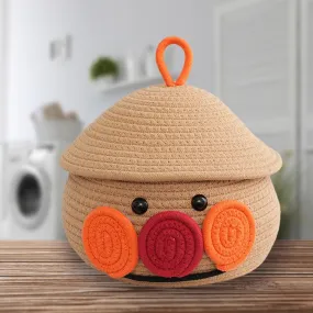 Handmade Baskets with Lids - Self Organizer/Storage basket