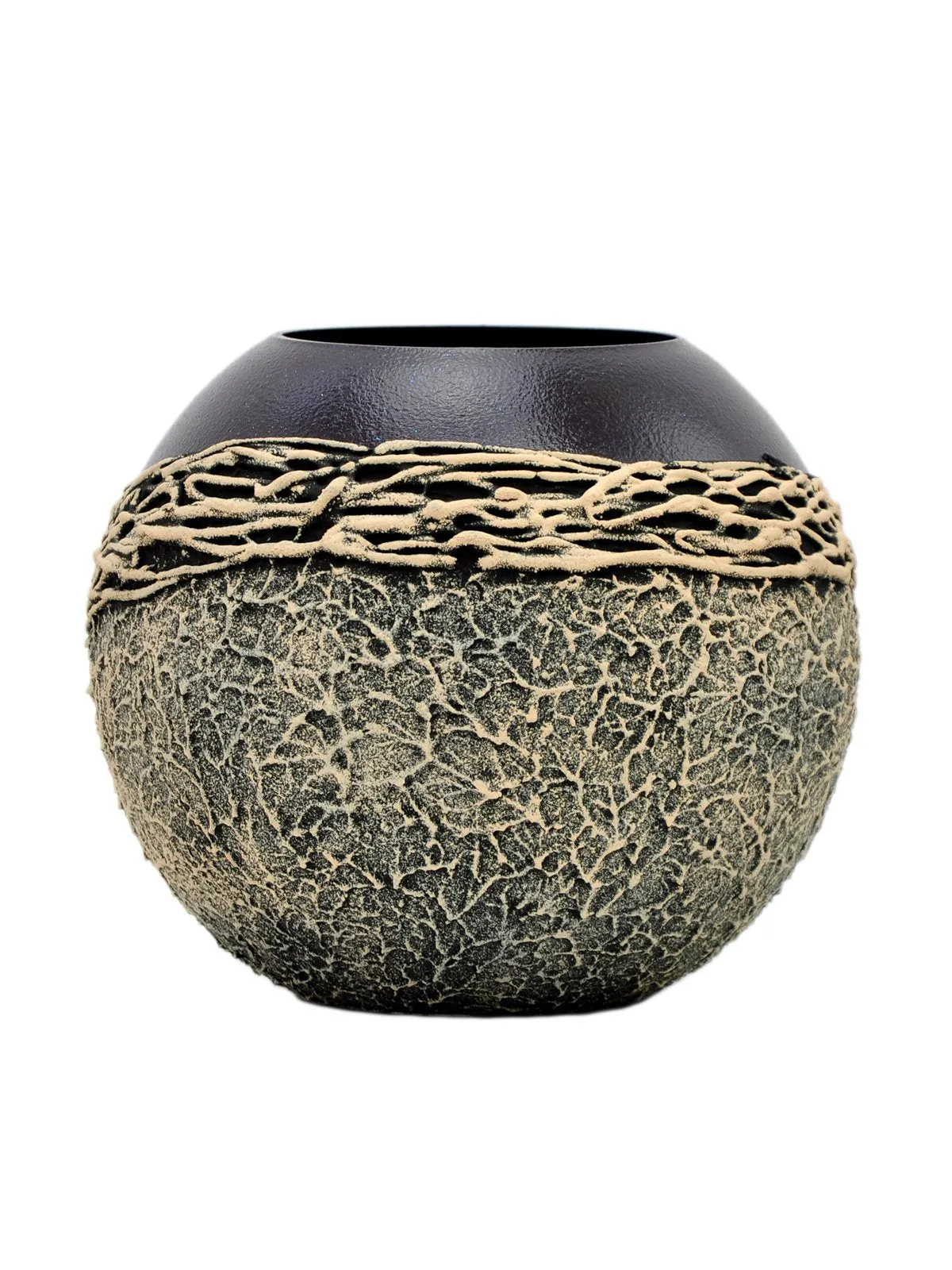 Handpainted Glass Vase | Violet Interior Design Home Room Decor
