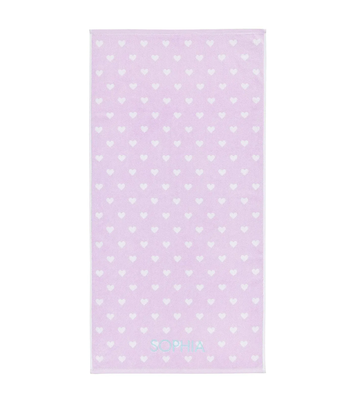 Heart Bath Towel Collection Lilac
