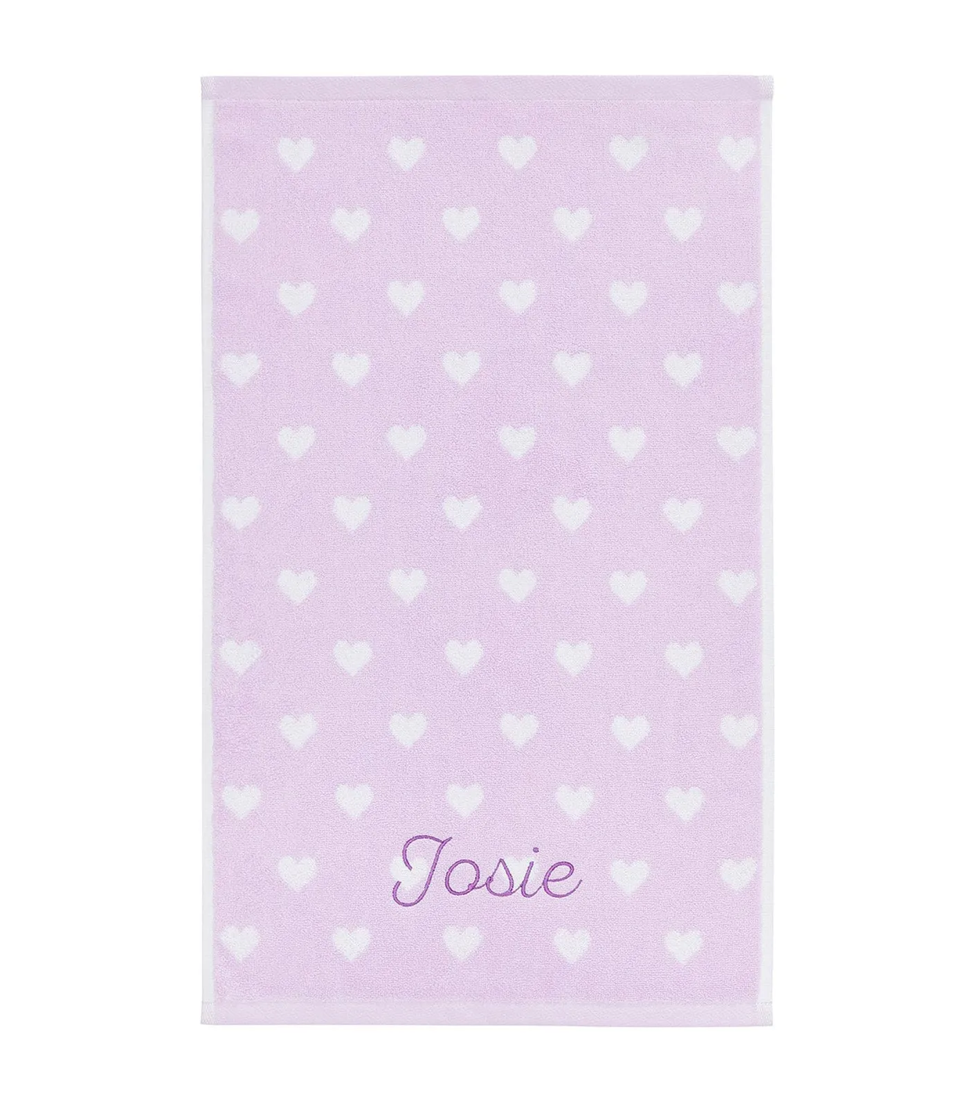 Heart Bath Towel Collection Lilac