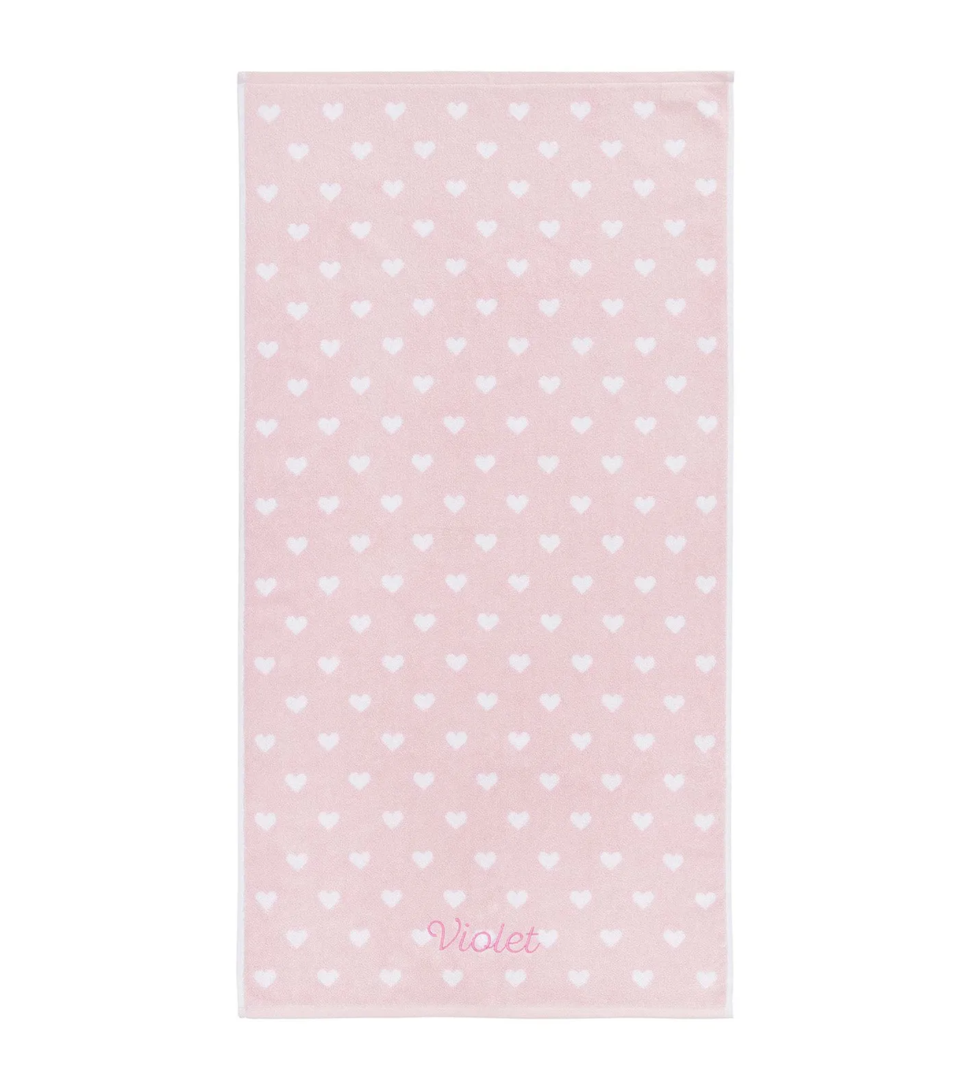 Heart Bath Towel Collection Pearl