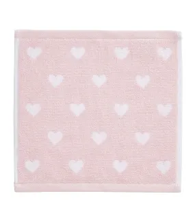 Heart Bath Towel Collection Pearl