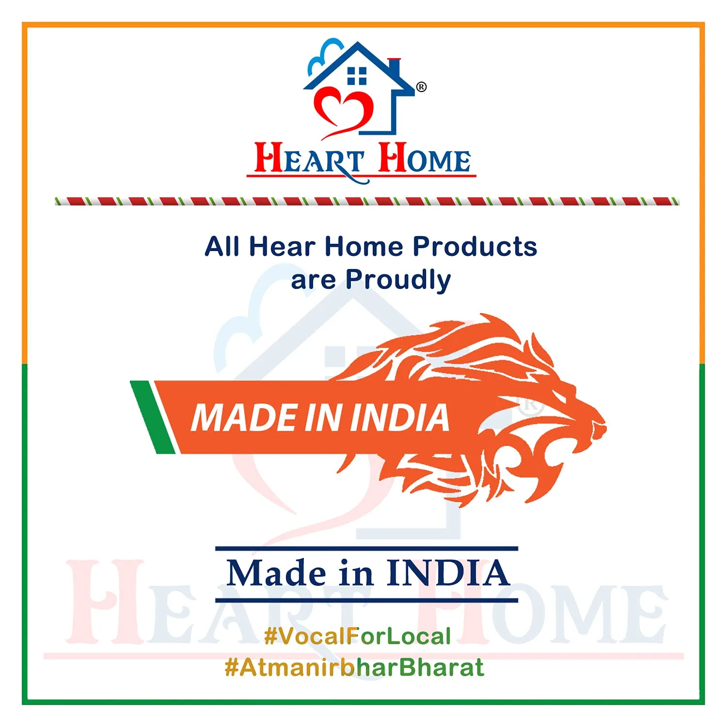 Heart HomeDot Printed Super Soft, Fluffy, and Absorbent, Cotton Bath Towel Perfect for Daily Use, 30"x60"- Pack of 2 (Orange & Sky Blue)
