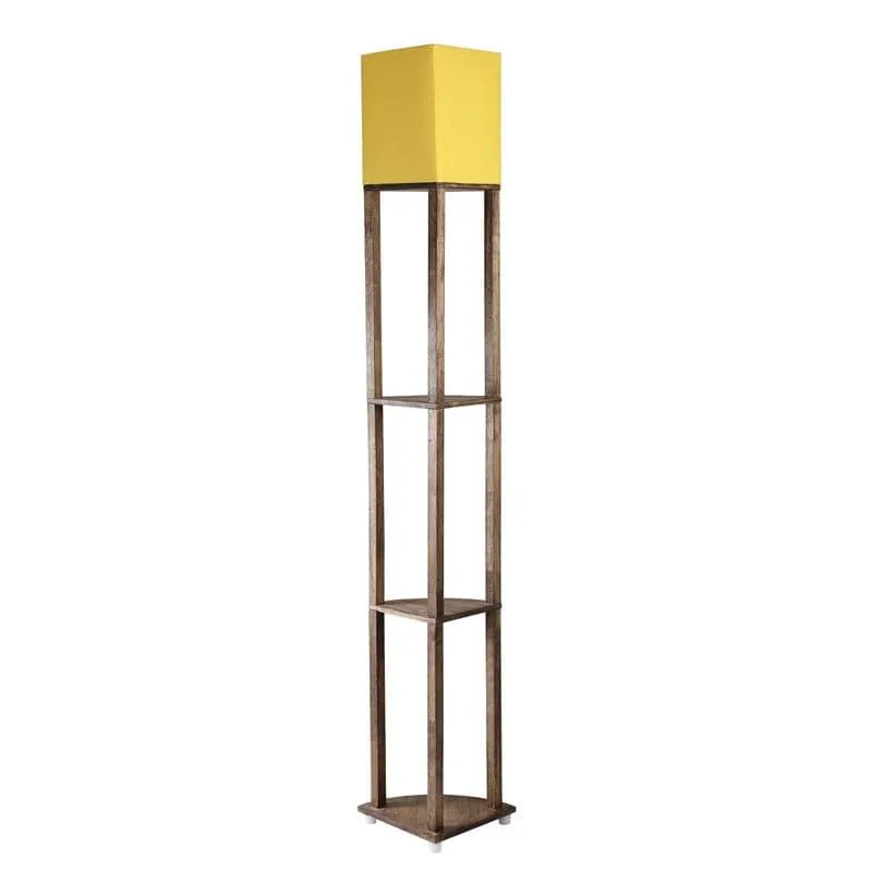Honey Yuno Floor Lamp With Shelf