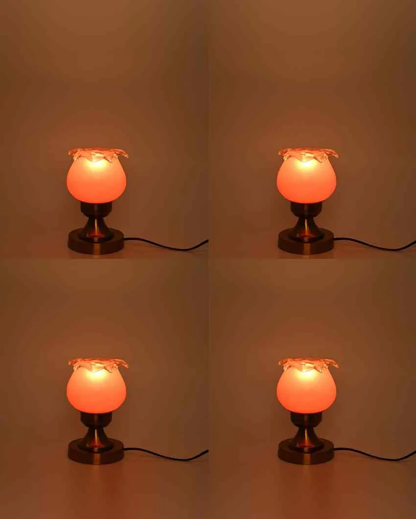 Iriso Decorative Home LED Compatible Stylish Night Table Lamp | 4 x 9 inches