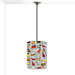 Kids Hanging Pendant Lamp - Cats Everywhere
