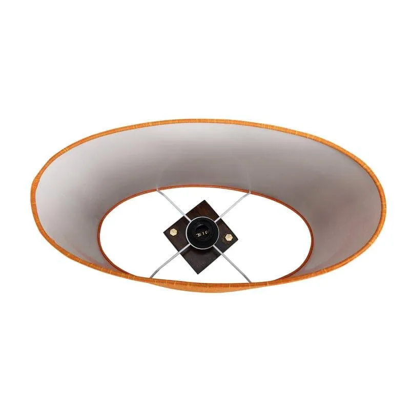 Kyomi Black Pyramid Floor Lamp