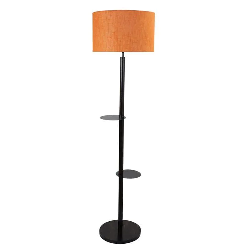 Kyomi Musa Floor Lamp With Shelf