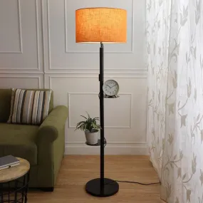 Kyomi Musa Floor Lamp With Shelf