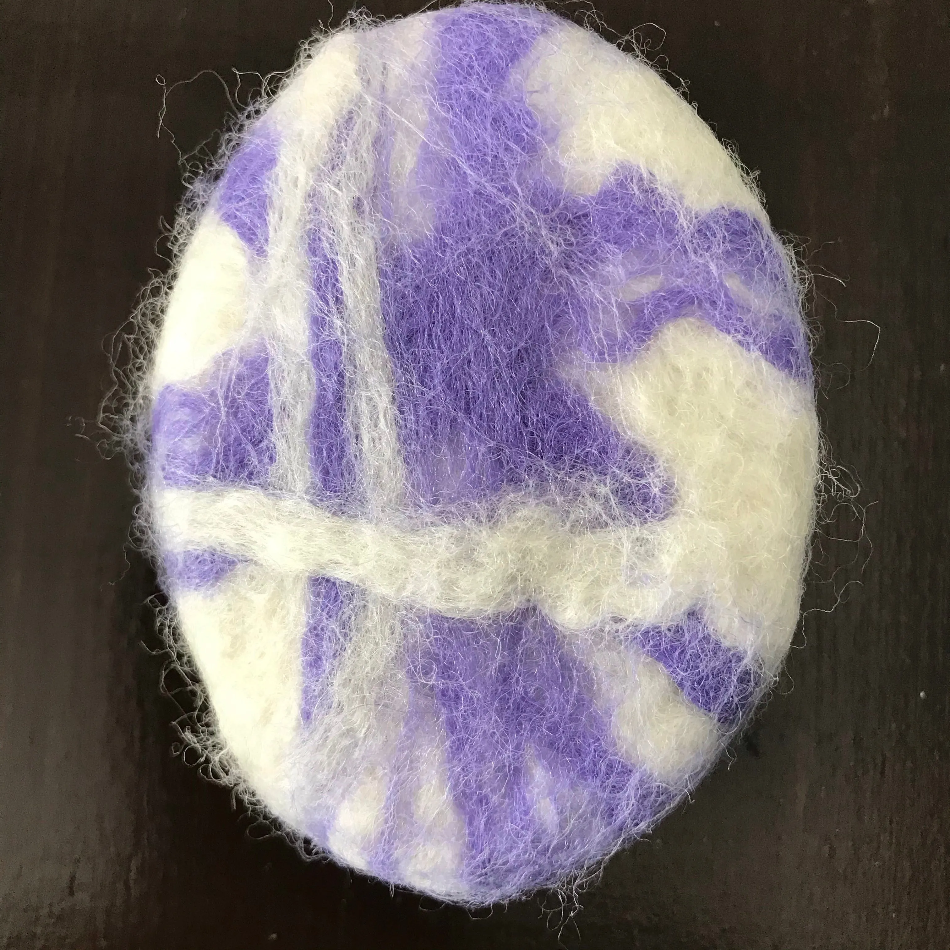 Lavender Lilac Felted Soap