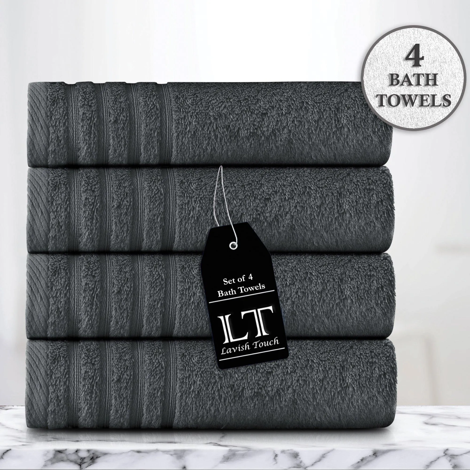 Lavish Touch 100% Cotton 500 GSM Aurelia Towel Set