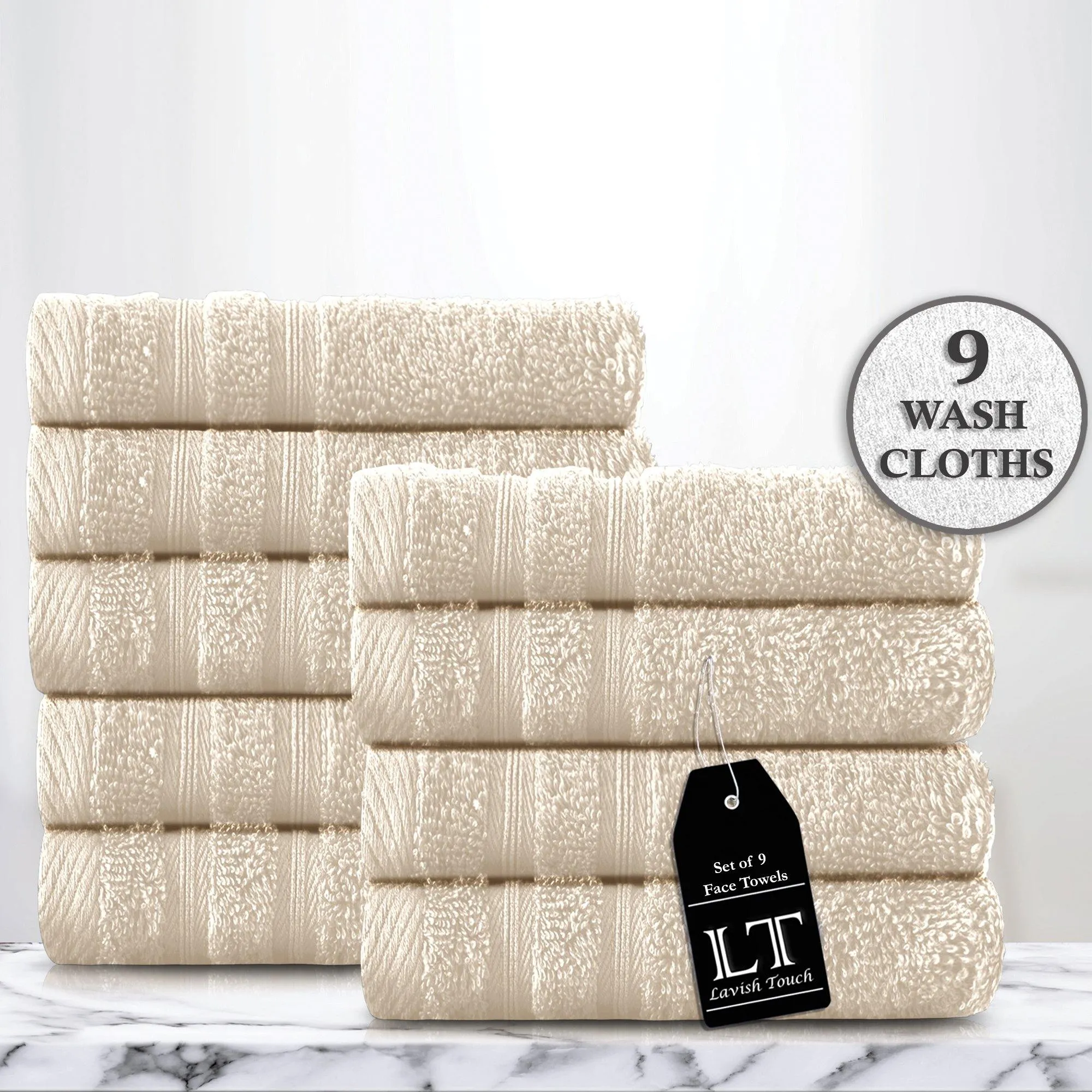 Lavish Touch 100% Cotton 500 GSM Aurelia Towel Set