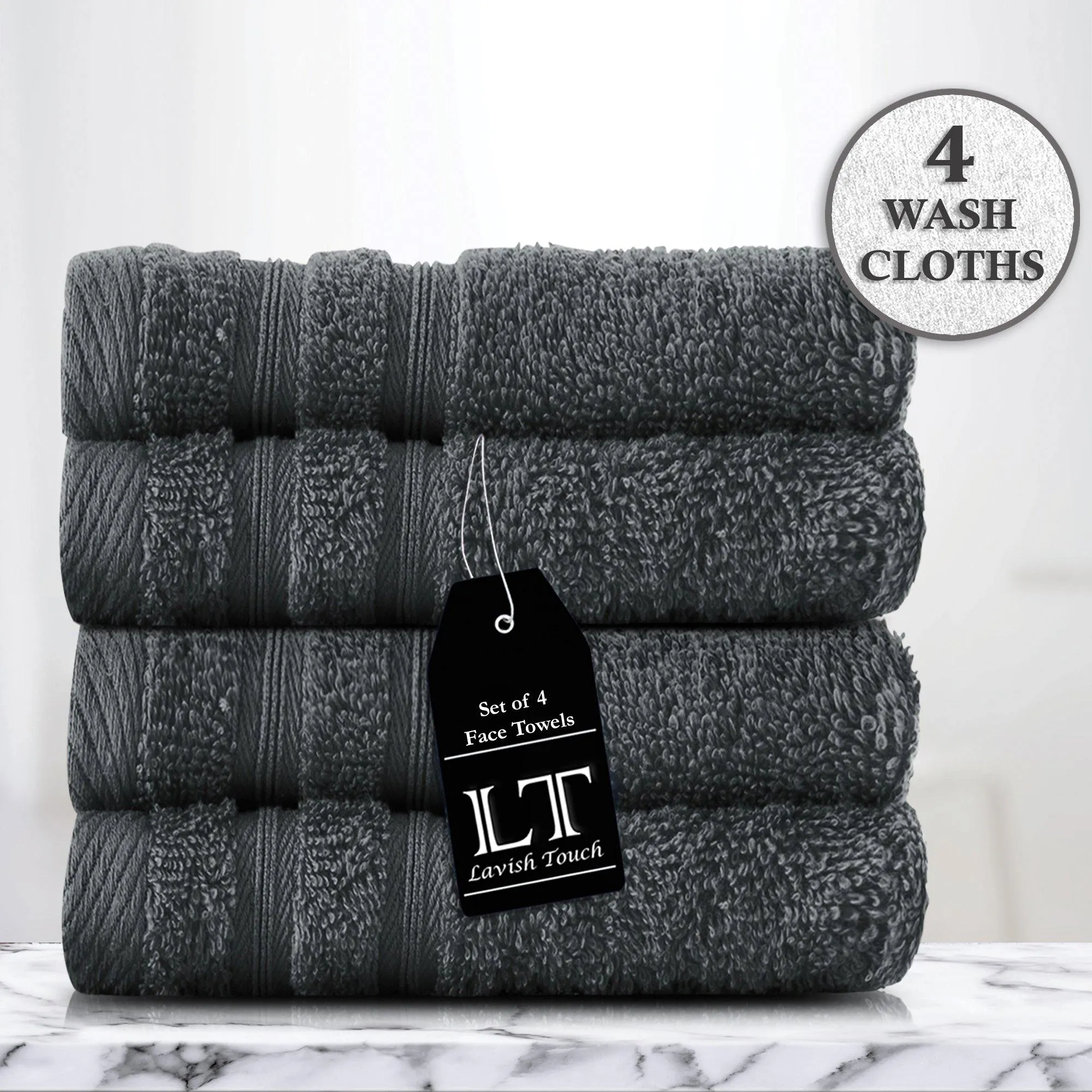 Lavish Touch 100% Cotton 500 GSM Aurelia Towel Set