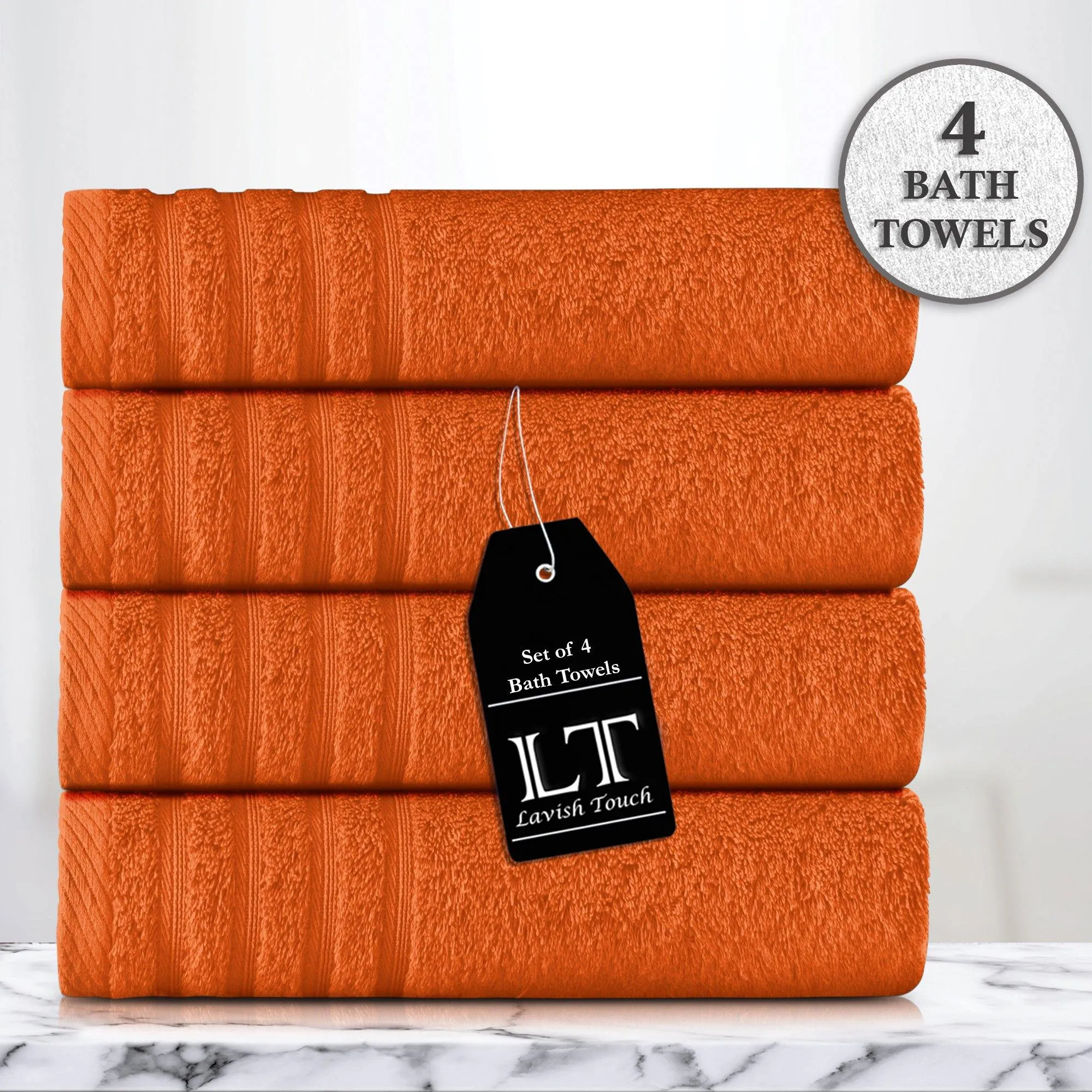 Lavish Touch 100% Cotton 500 GSM Aurelia Towel Set