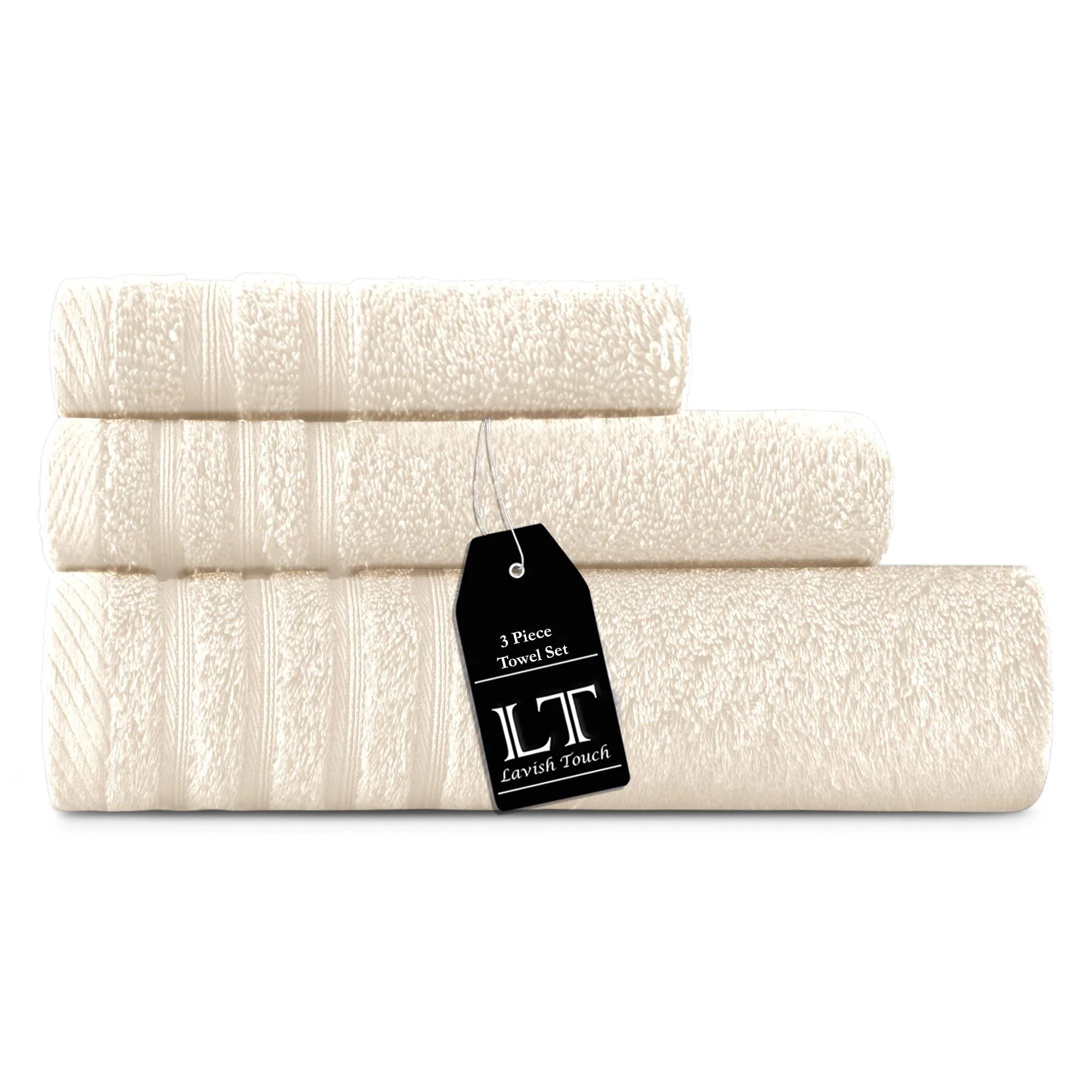 Lavish Touch 100% Cotton 500 GSM Aurelia Towel Set