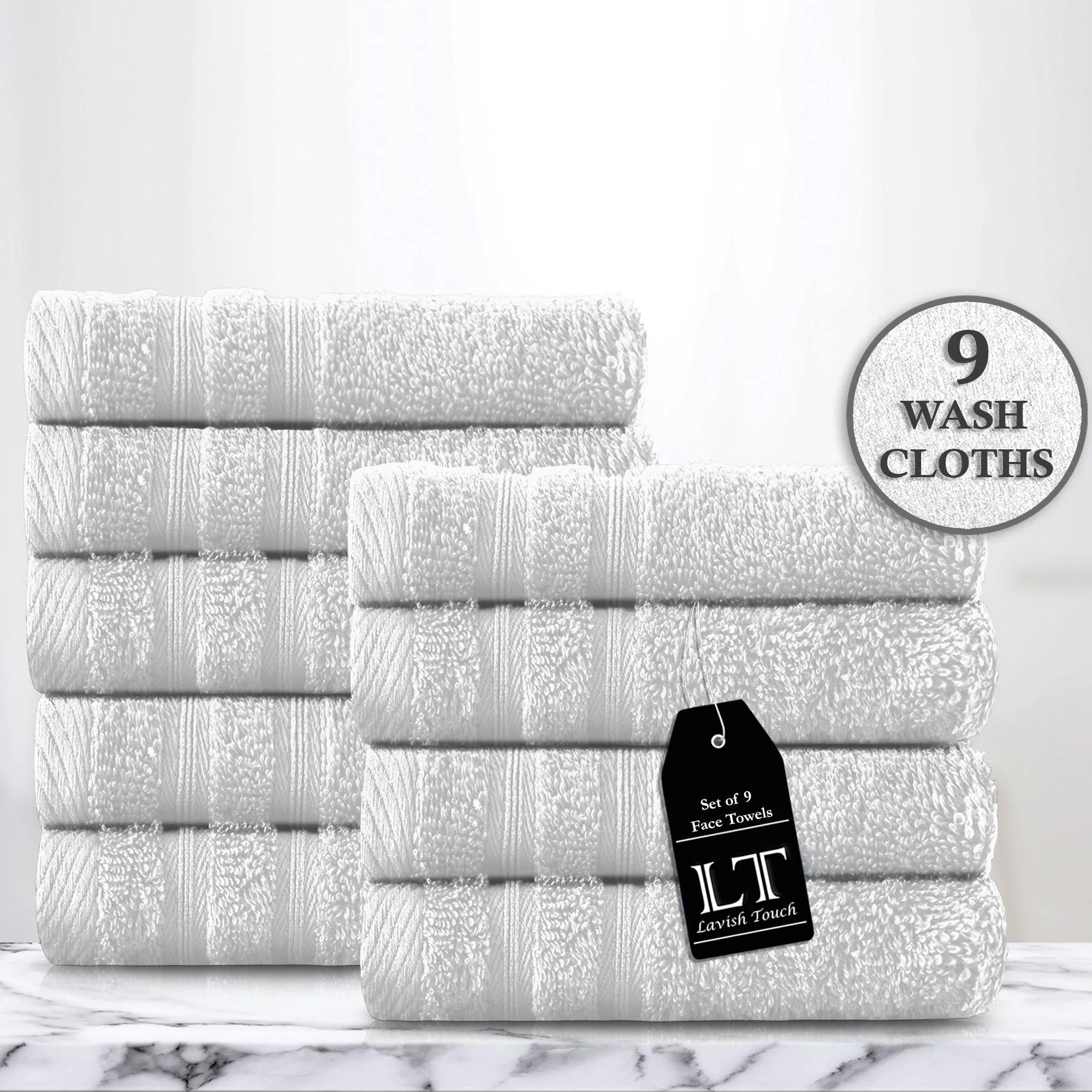 Lavish Touch 100% Cotton 500 GSM Aurelia Towel Set