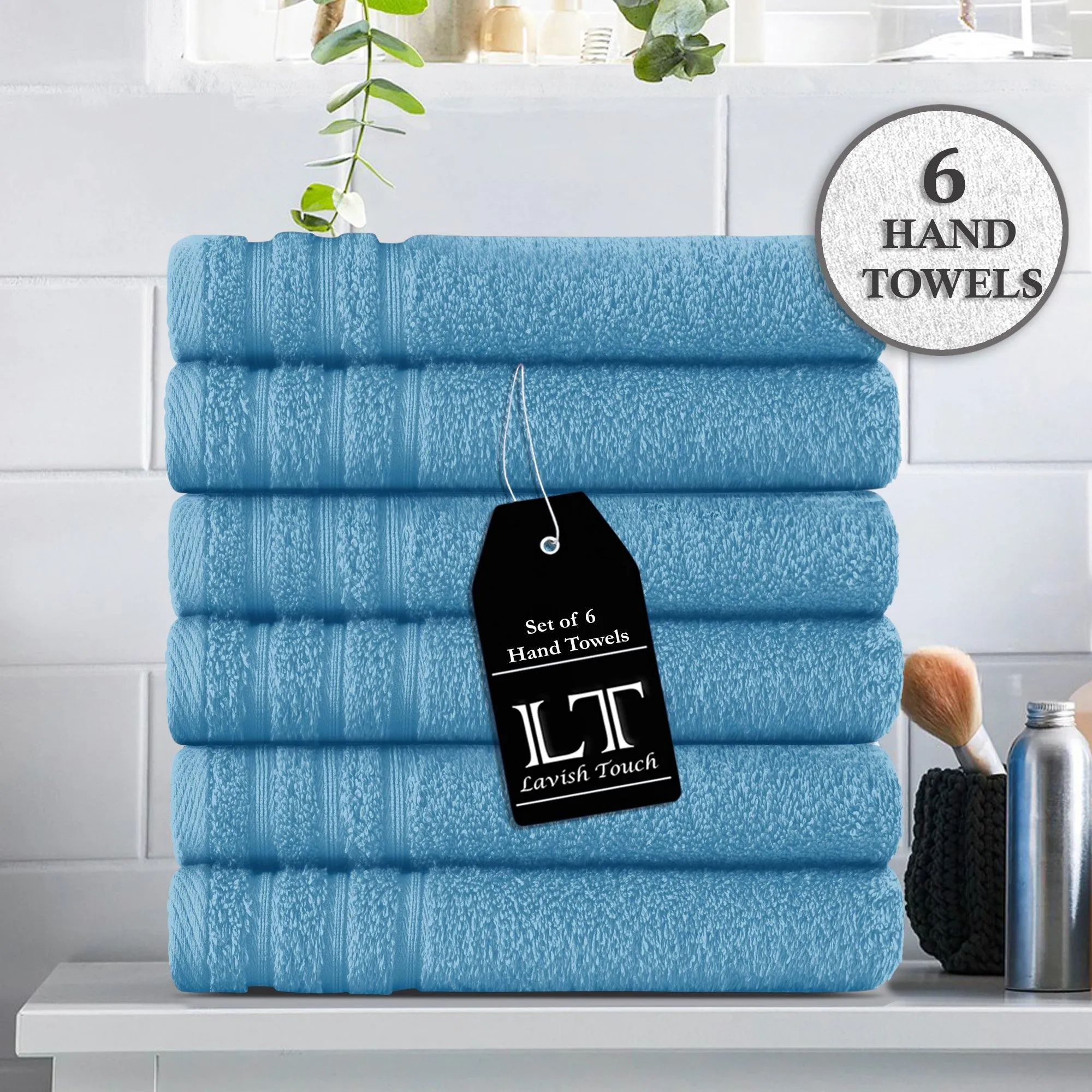 Lavish Touch 100% Cotton 500 GSM Aurelia Towel Set