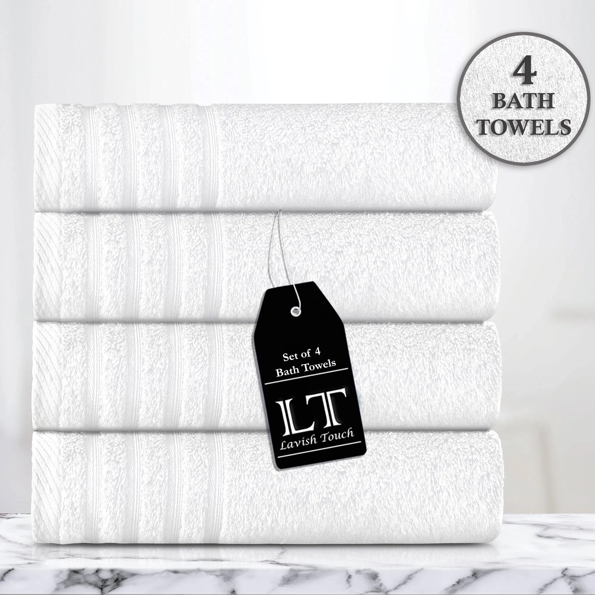 Lavish Touch 100% Cotton 500 GSM Aurelia Towel Set