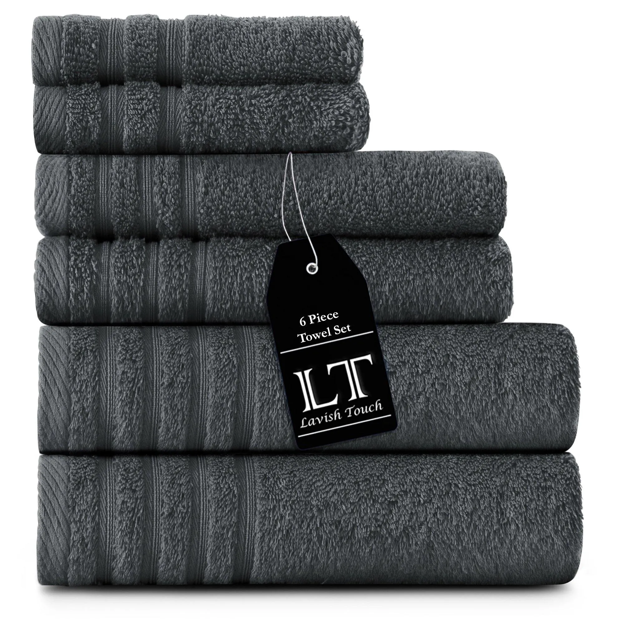 Lavish Touch 100% Cotton 500 GSM Aurelia Towel Set