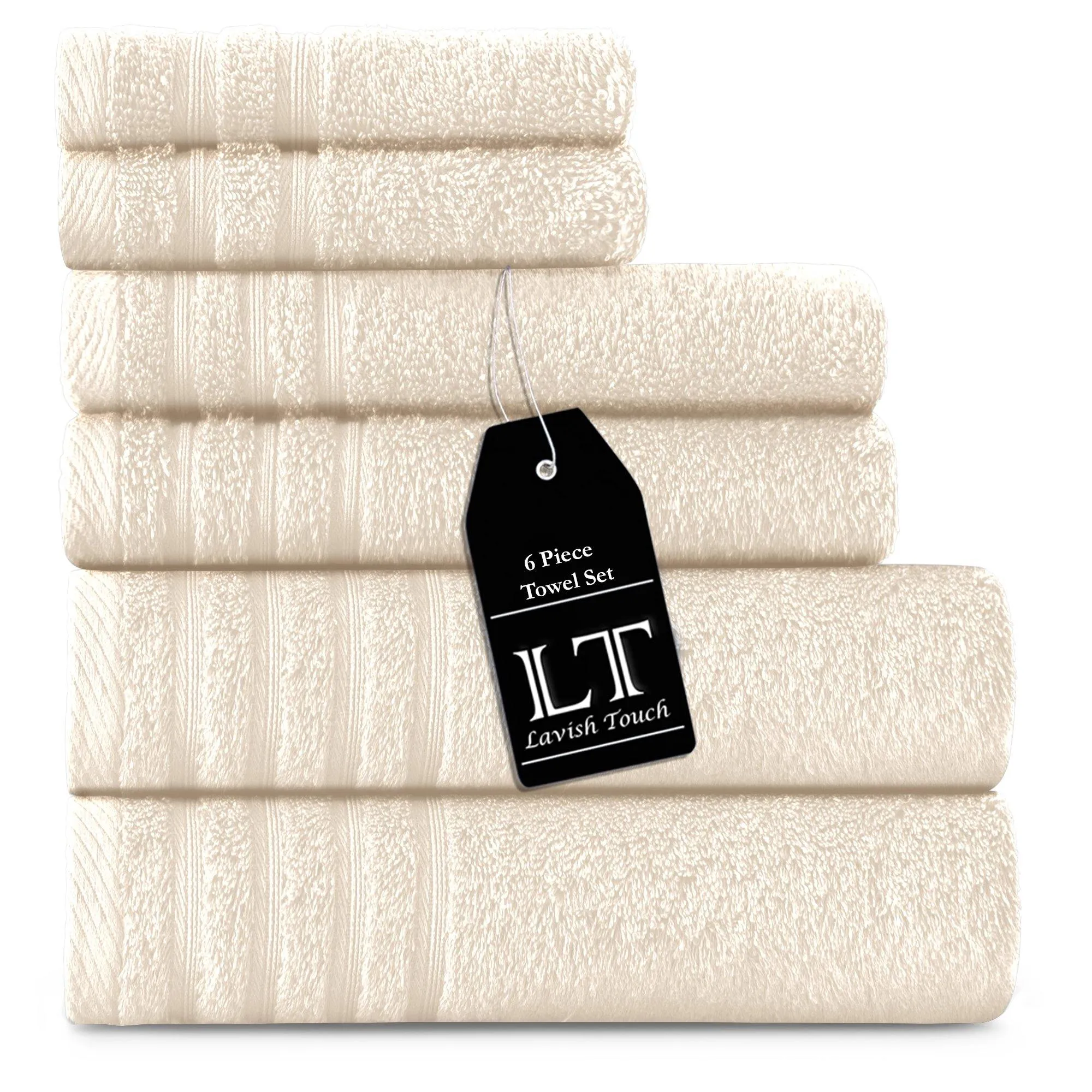 Lavish Touch 100% Cotton 500 GSM Aurelia Towel Set