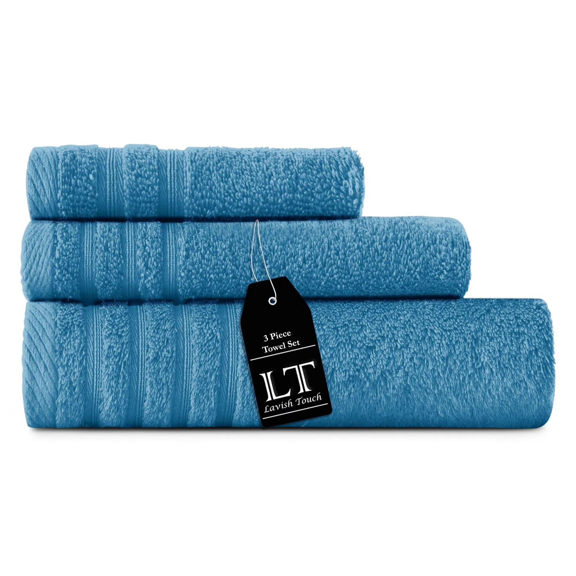 Lavish Touch 100% Cotton 500 GSM Aurelia Towel Set