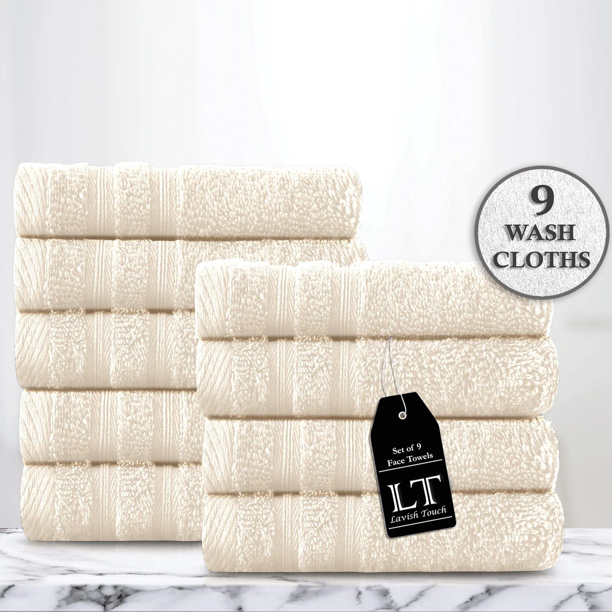 Lavish Touch 100% Cotton 500 GSM Aurelia Towel Set