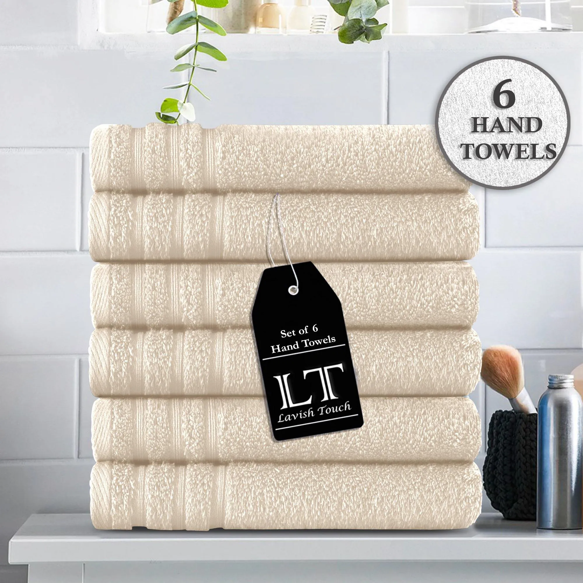 Lavish Touch 100% Cotton 500 GSM Aurelia Towel Set