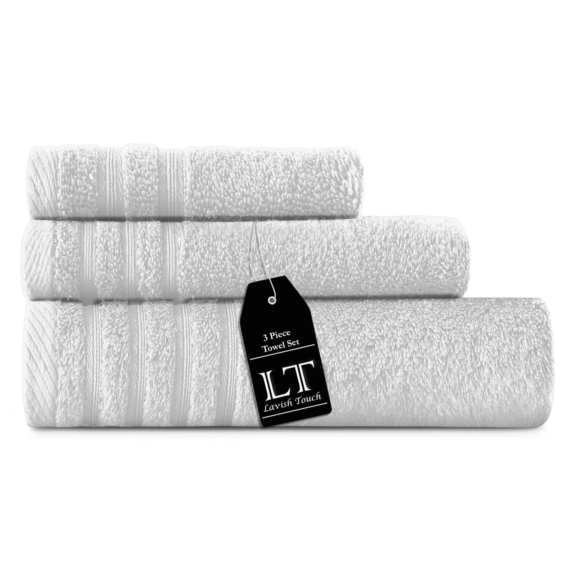 Lavish Touch 100% Cotton 500 GSM Aurelia Towel Set
