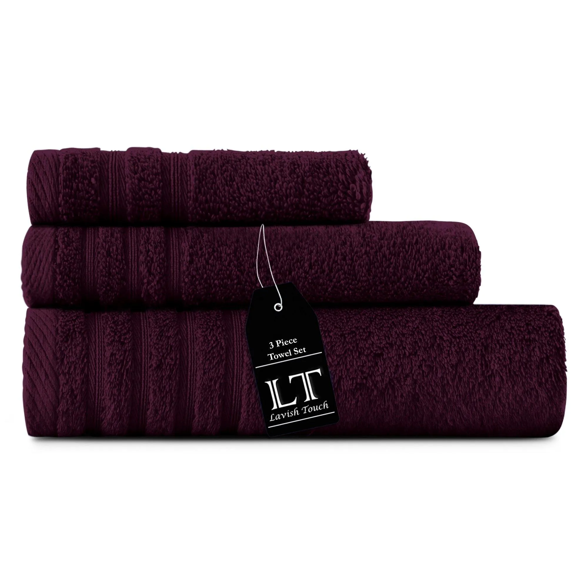 Lavish Touch 100% Cotton 500 GSM Aurelia Towel Set