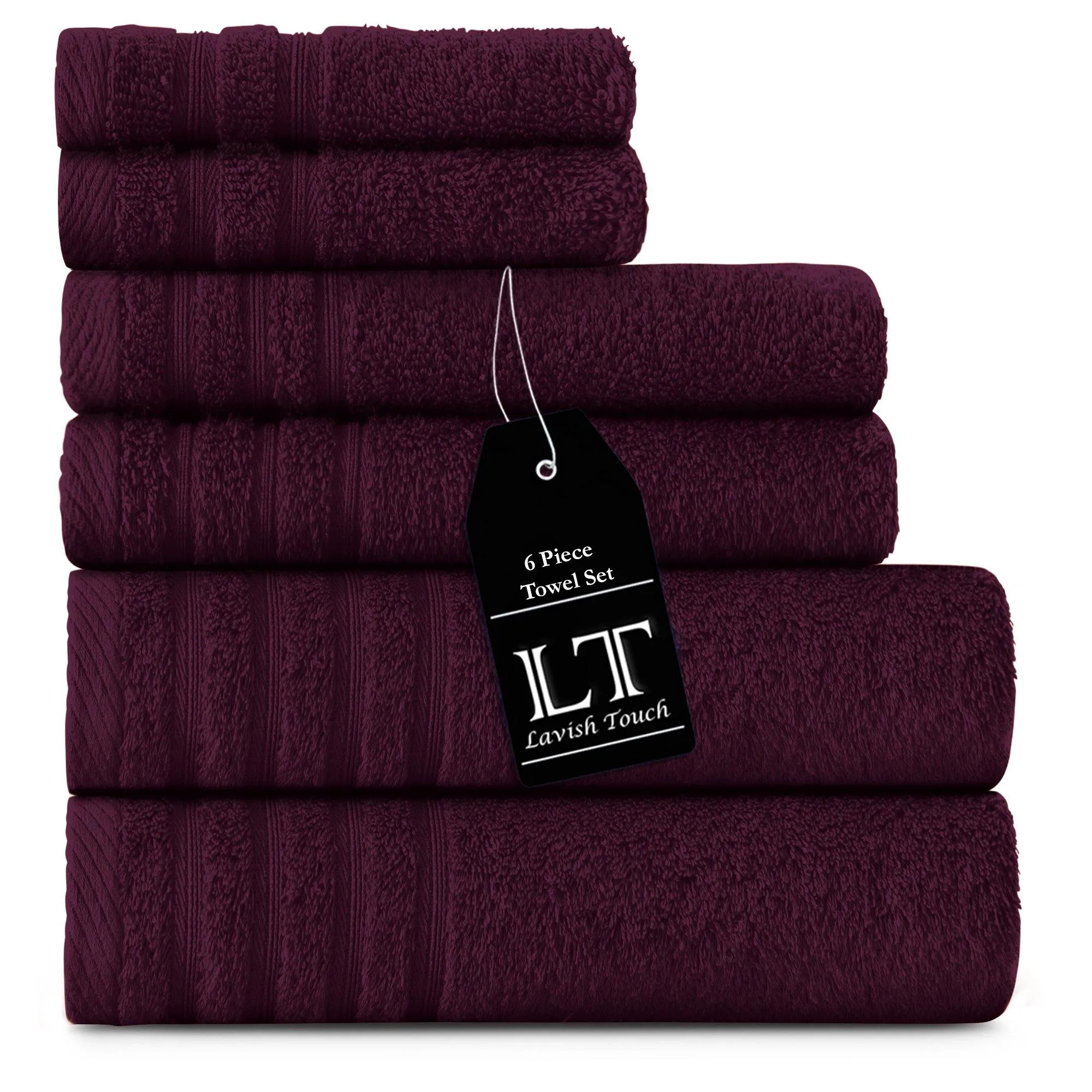 Lavish Touch 100% Cotton 500 GSM Aurelia Towel Set