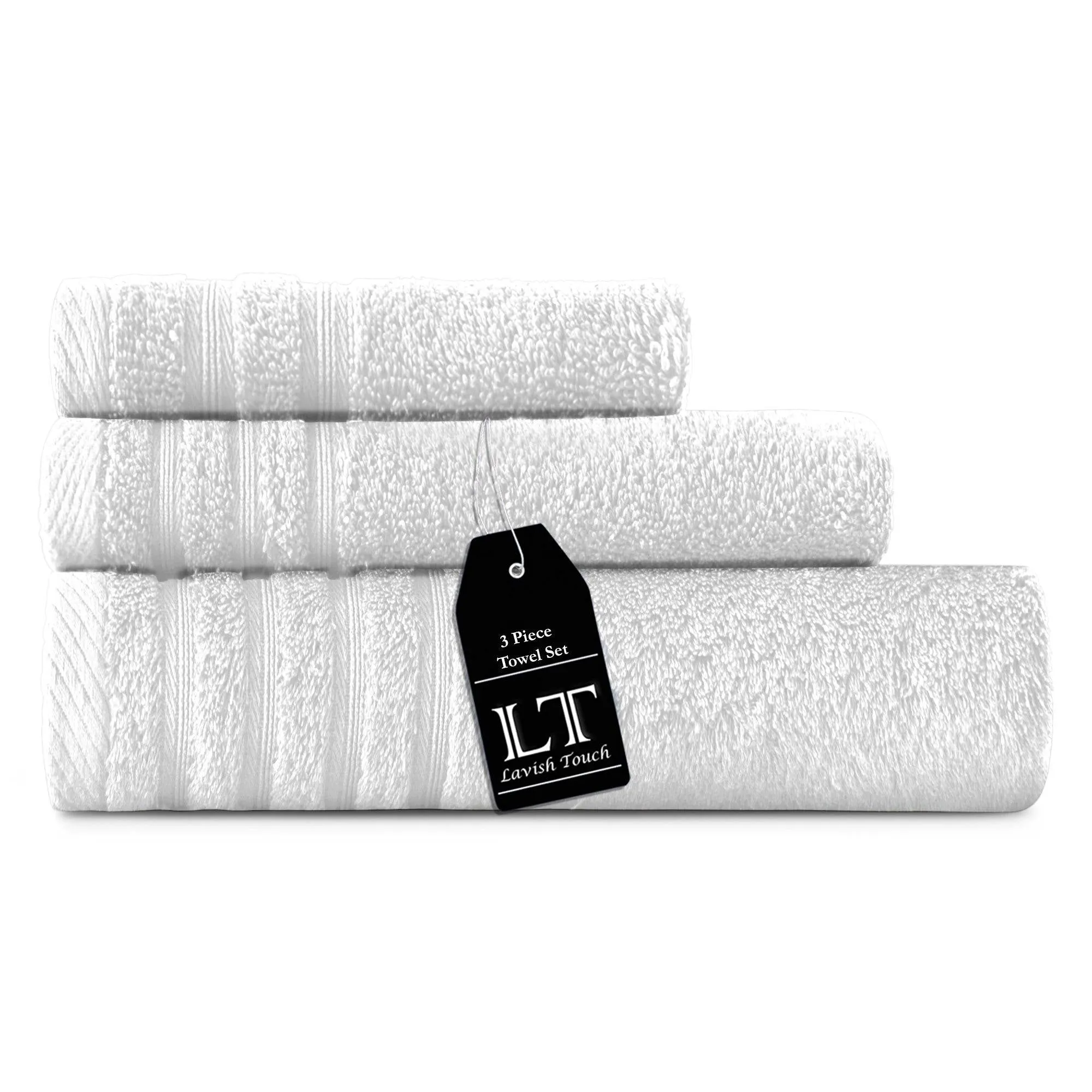 Lavish Touch 100% Cotton 500 GSM Aurelia Towel Set