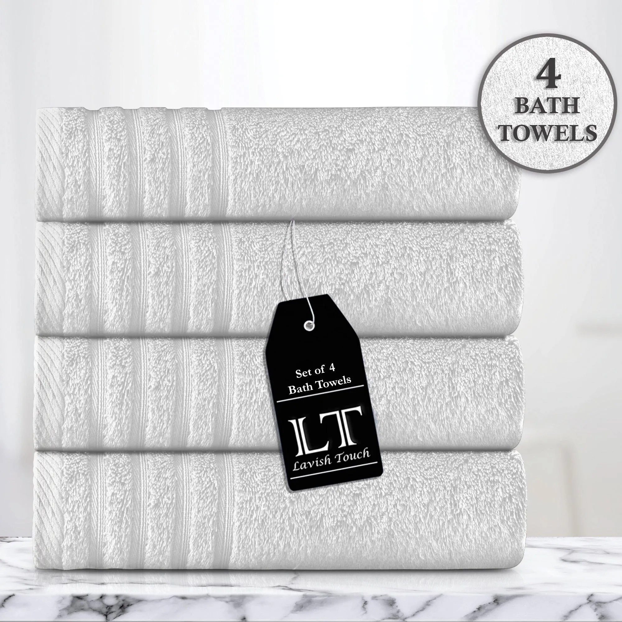 Lavish Touch 100% Cotton 500 GSM Aurelia Towel Set