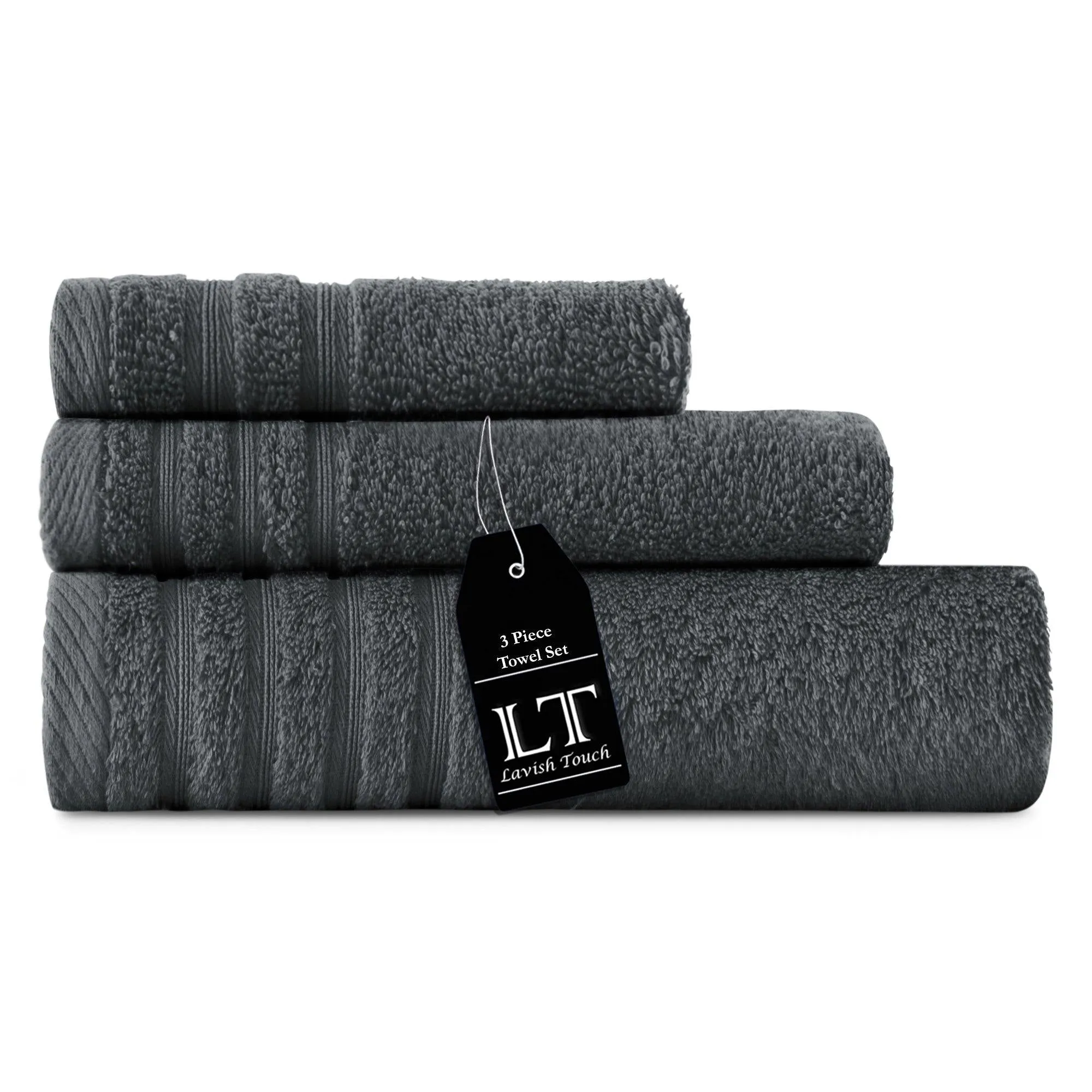Lavish Touch 100% Cotton 500 GSM Aurelia Towel Set