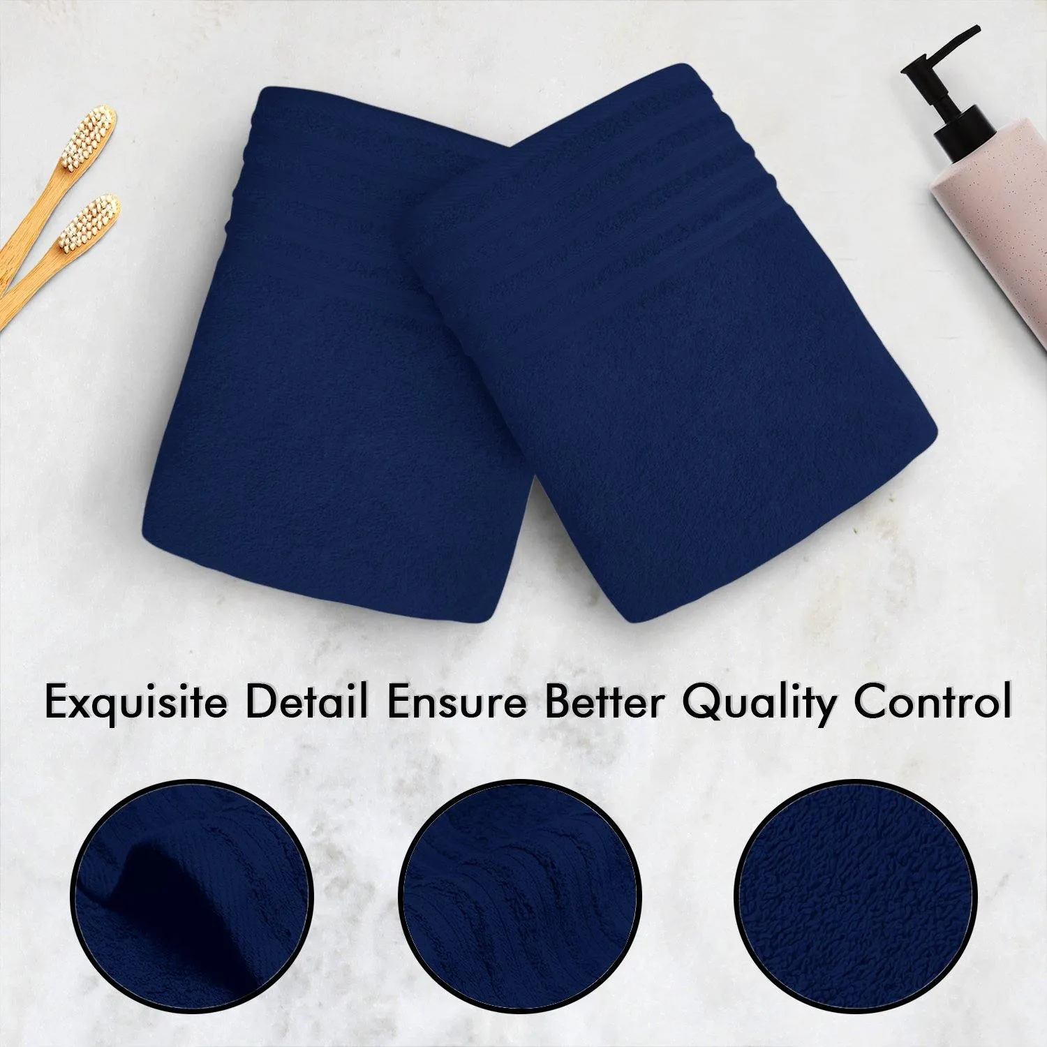 Lavish Touch 100% Cotton 500 GSM Aurelia Towel Set