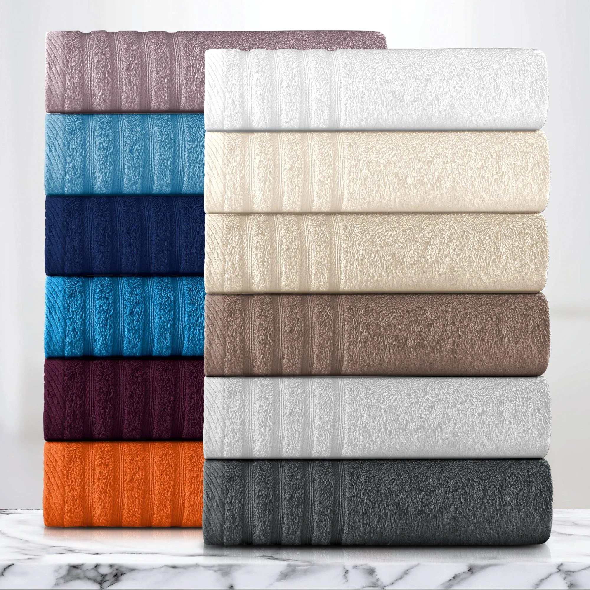 Lavish Touch 100% Cotton 500 GSM Aurelia Towel Set