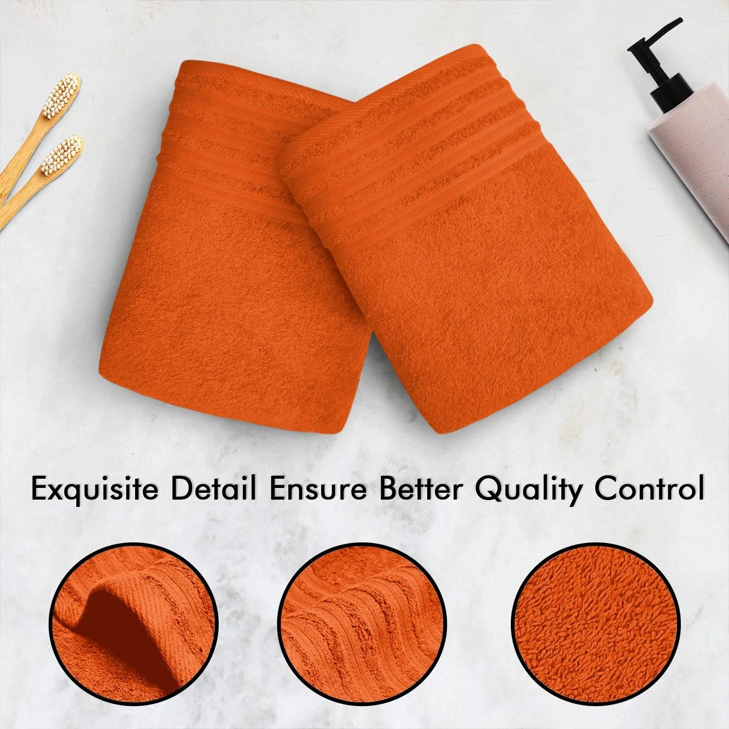 Lavish Touch 100% Cotton 500 GSM Aurelia Towel Set