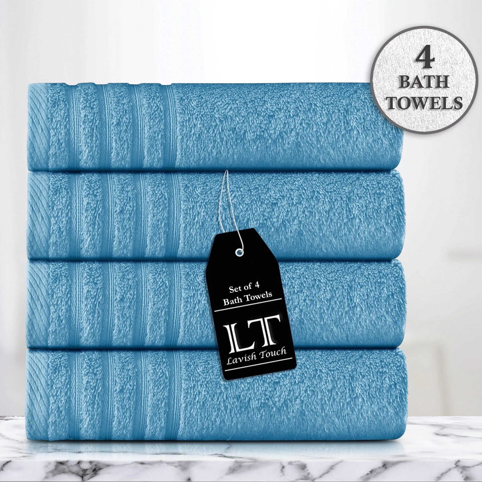 Lavish Touch 100% Cotton 500 GSM Aurelia Towel Set