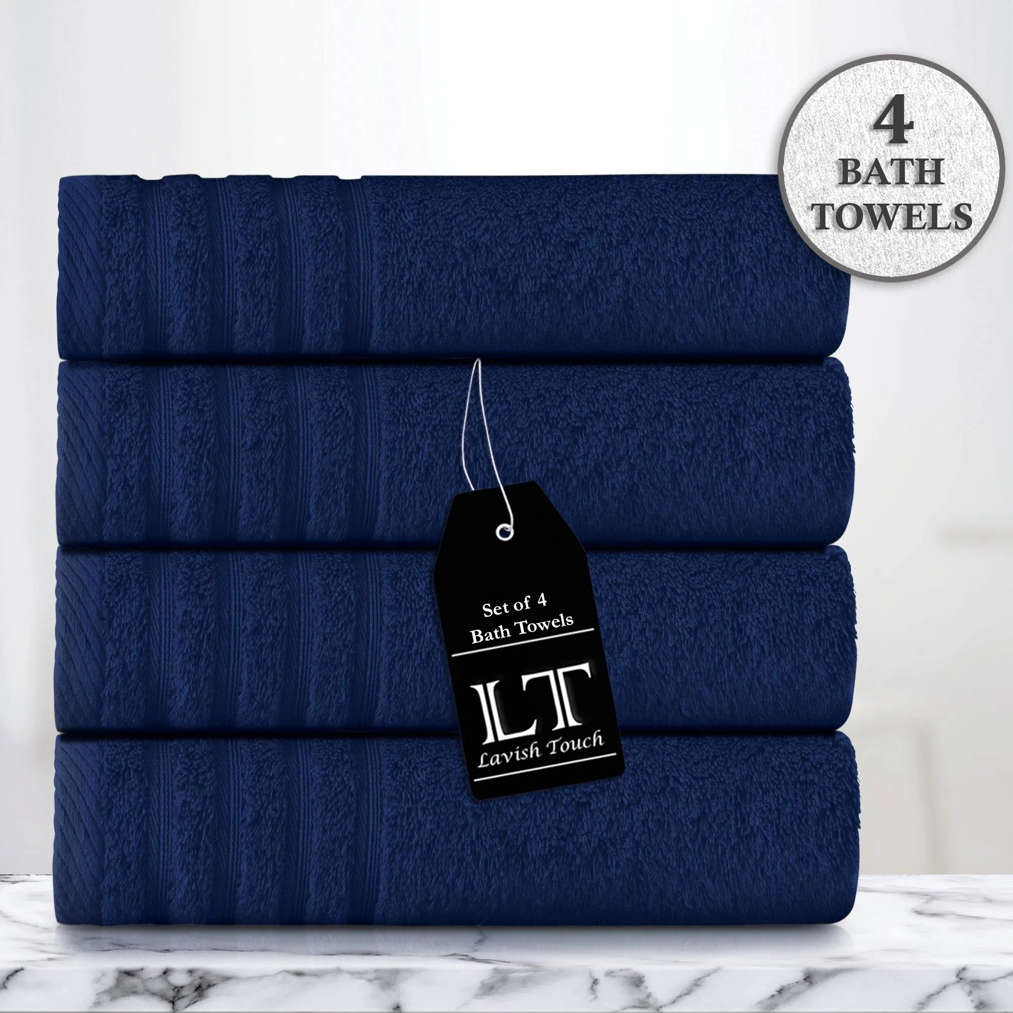 Lavish Touch 100% Cotton 500 GSM Aurelia Towel Set