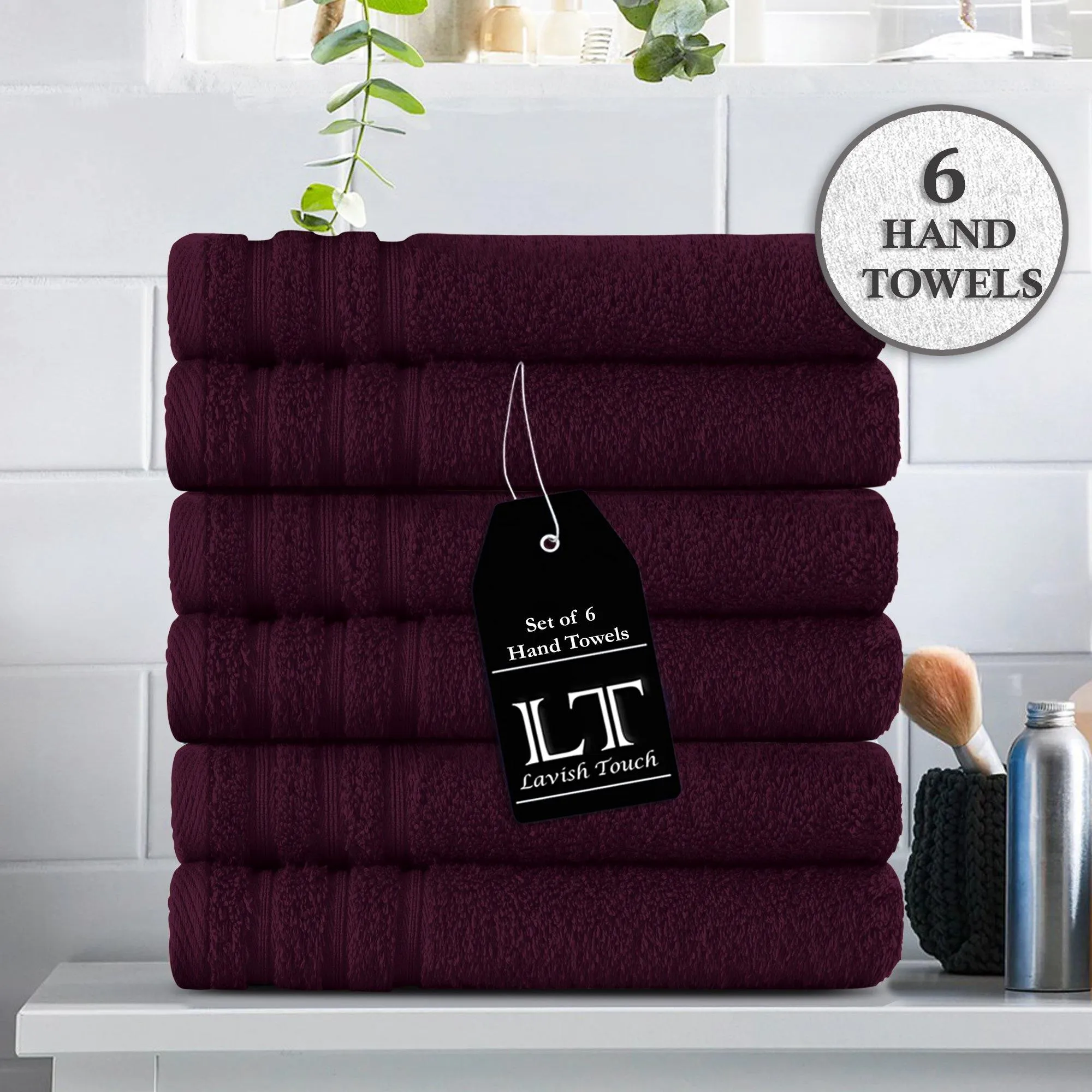 Lavish Touch 100% Cotton 500 GSM Aurelia Towel Set